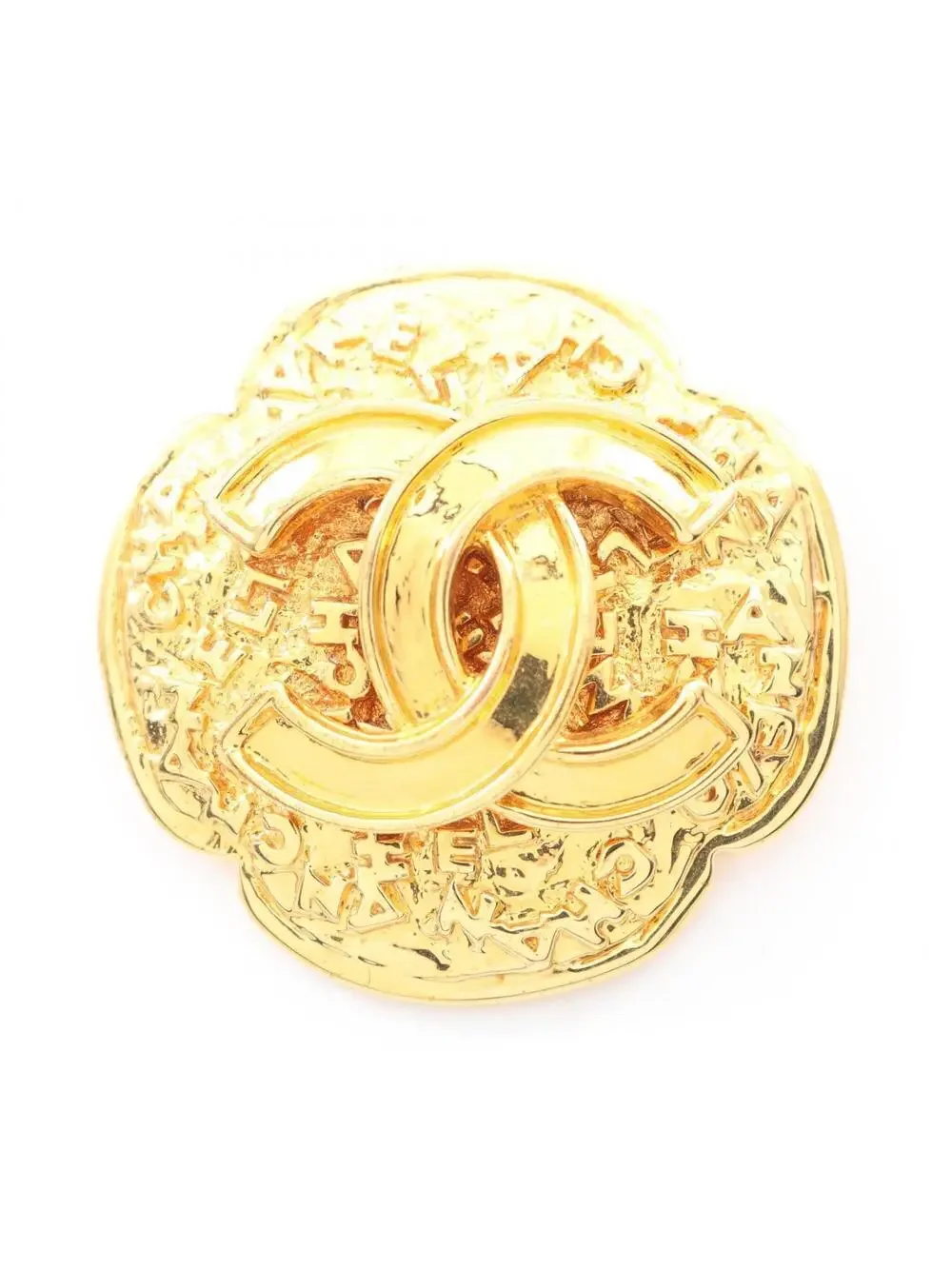 Chanel Cc Logo Brooch Metal #250211C11B